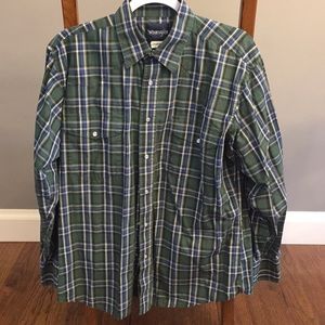 Wrangler Plaid Pearl Snap Shirt